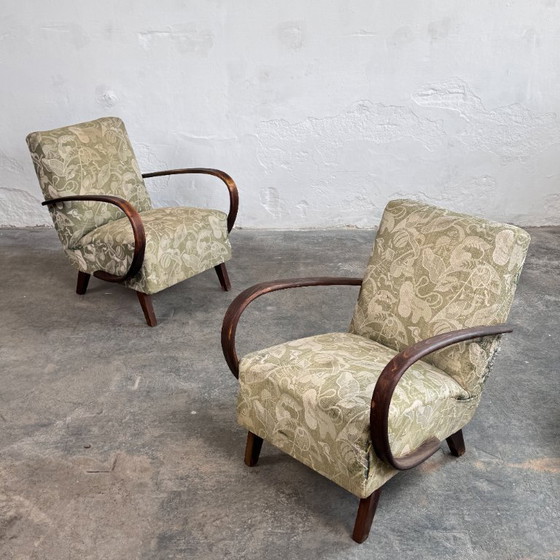 Image 1 of Pair of Jindřich Halabala Type C Armchairs for UP Závody, 1930s — Czechoslovakian Art Deco