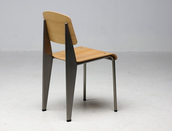 Image 1 of Vitra Standard Chair RAW Steel Édition Limitée 2023 – Jean Prouvé