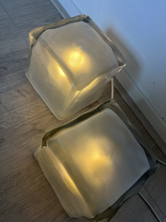 Image 1 of Lampada da tavolo IKEA Vintage Iviken 90s Ice Cube