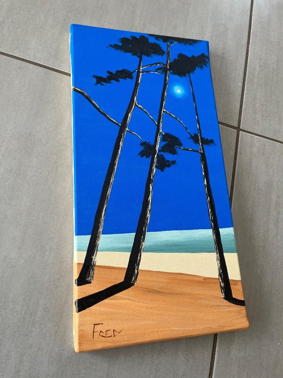 Acrylic on canvas frame 40x20cm. – Paintings & Drawings (photo 4 of 5)
