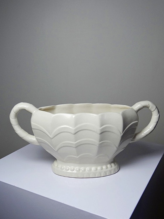 Image 1 of Small vintage Art Deco planter, Price Brothers England, earthenware, 1950s