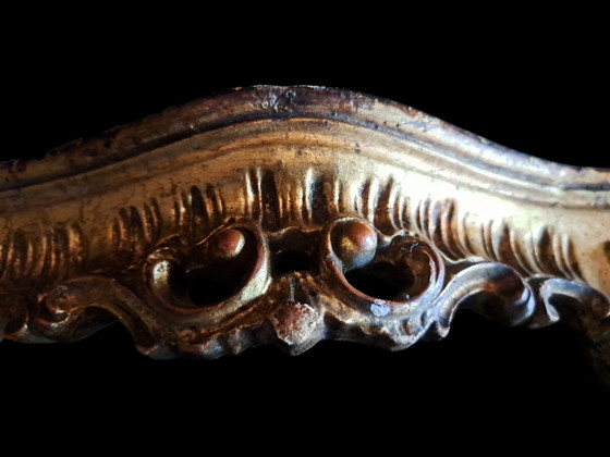 Image 1 of Italienischer Florantiner Halbmond-Tisch 1960