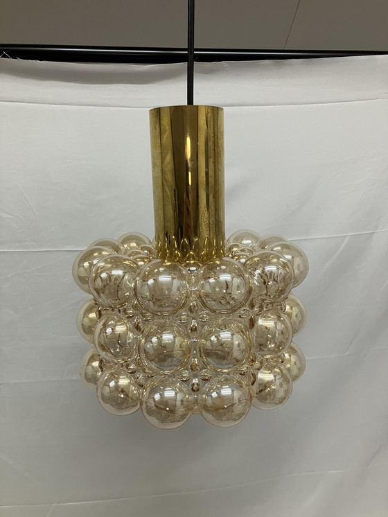 Image 1 of Helena Tynell Bubble Pendelleuchte Bernstein, von Limburg Glashütte