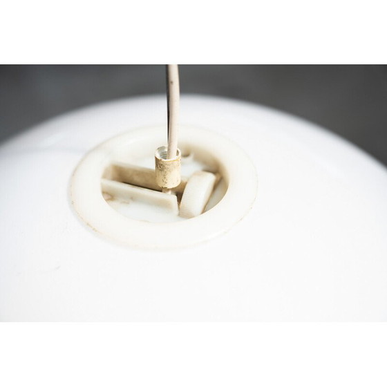 Image 1 of Vintage black and white pendant lamp by Pier Giacomo and Achille Castiglioni for Flos, 1965