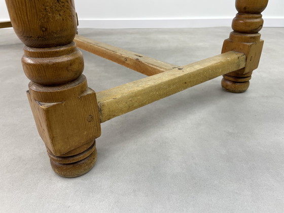 Image 1 of Landhaustisch – Rustikale, verwitterte Kiefernholzplatte