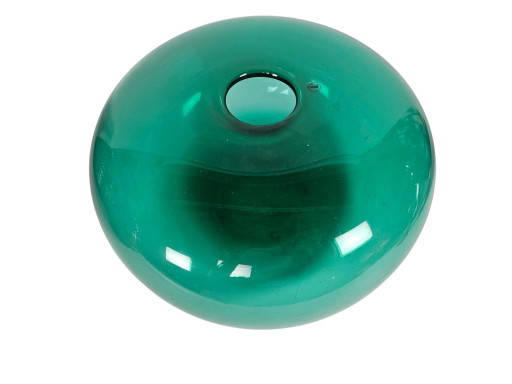 IKEA Stockholm Vase - Design Maria Vinka - Emerald Green - 'Donut' - Sweden - 1999 – vazen, Glass (photo 2 of 7)