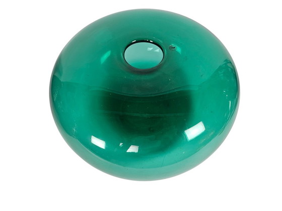 IKEA Stockholm Vase - Design Maria Vinka - Emerald Green - 'Donut' - Sweden - 1999 – Glass (photo 2 of 7)