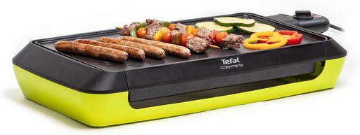 Tefal Colormania Plancha électrique, 2000 W, Revêtement antiadhésif, Jusqu'à 8 personnes, Compatible lave-vaisselle CB660301