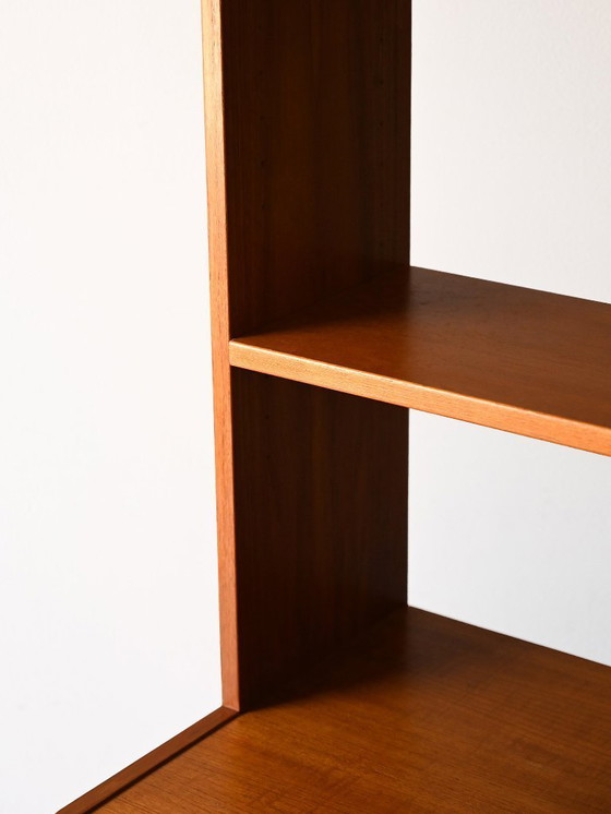 Image 1 of 1960s Scandinavian Teak Bookcase with Drawers
