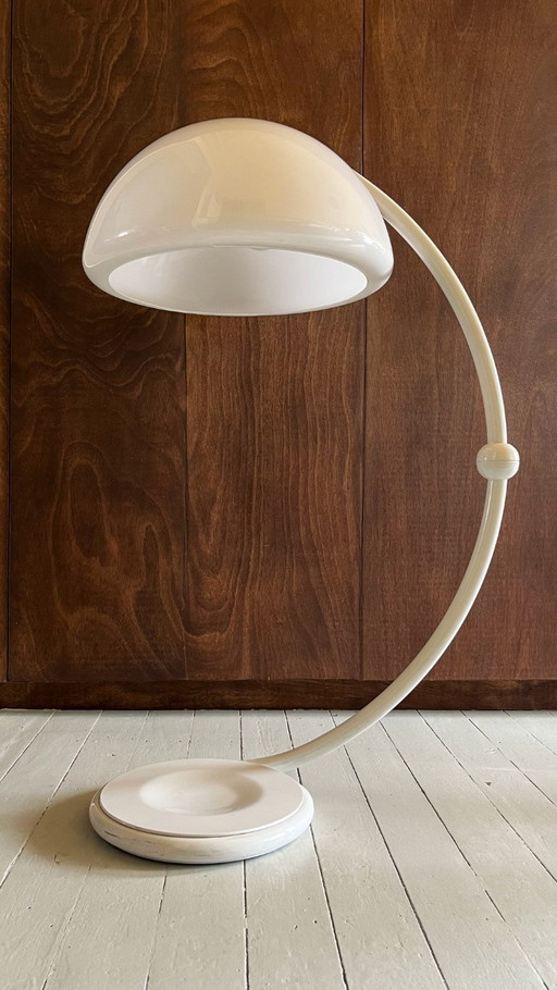Serpente Stehlampe hergestellt von Martinelli Luce, 1960.