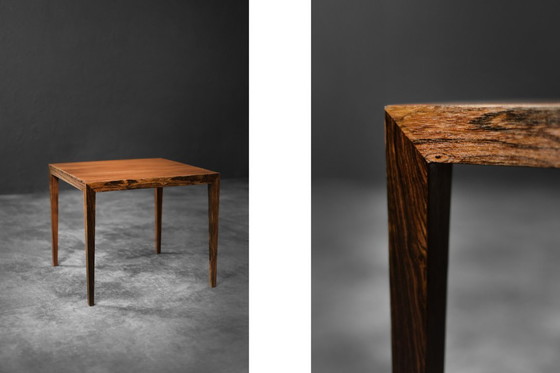 Image 1 of Klassischer skandinavischer Mid-Century Couchtisch aus Palisanderholz von Severin Hansen für Haslev Møbelfabrik, 1960er Jahre
