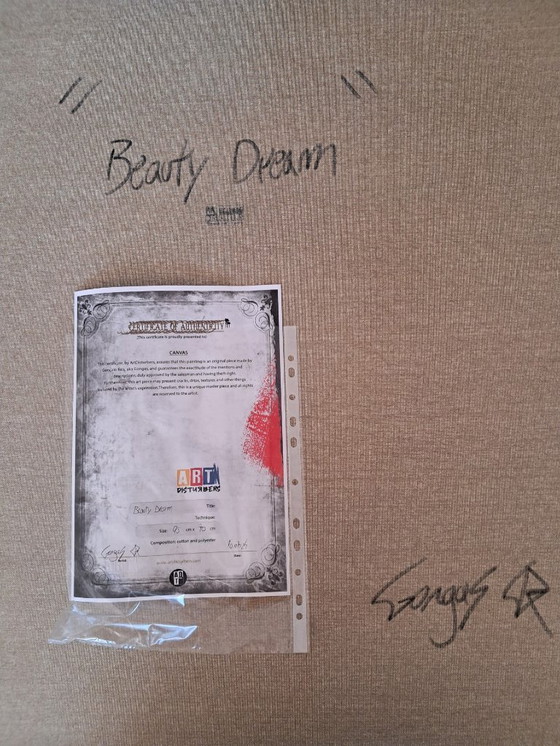 Image 1 of GONGAS - Beauty Dream - Artist canvas