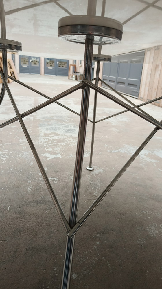 Image 1 of Round Kartell glossy table Antonnio Citterio & Löw 2001