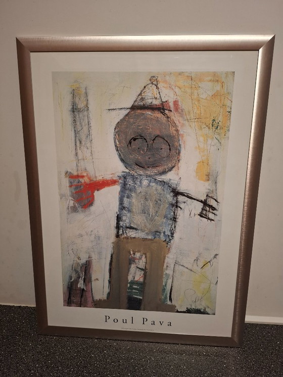 Image 1 of Painting 'Head Poter' by Poul Pava