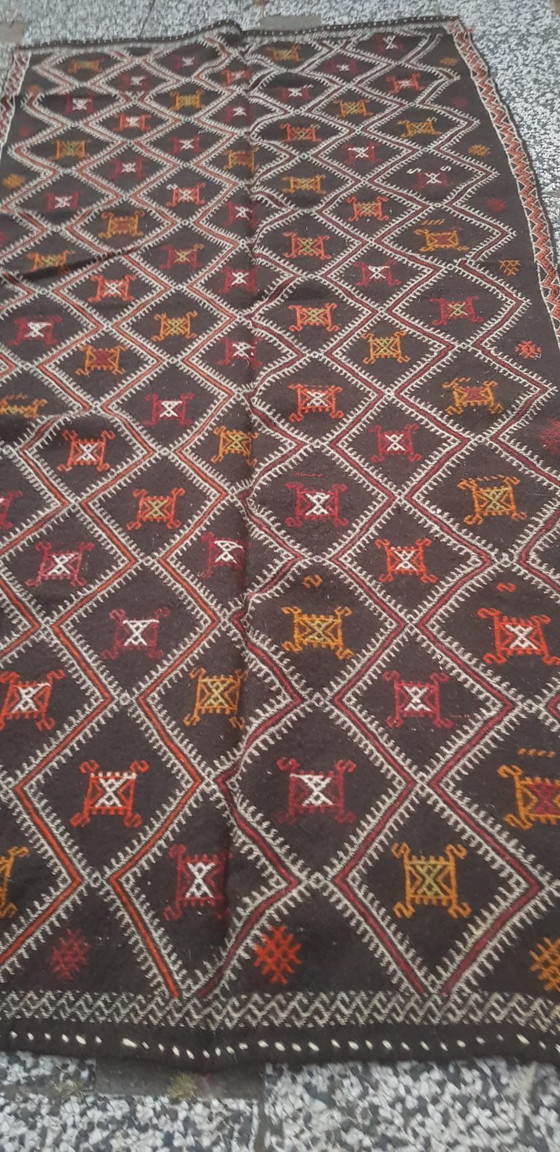 Image 1 of Kilim turco tejido a mano 140x302cm