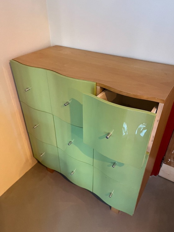 Image 1 of Vintage Ikea Vajer par Tomas Jellinek 1995 vert