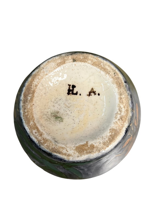 Image 1 of Rare vase De Aarden Kruik Pottery 1907