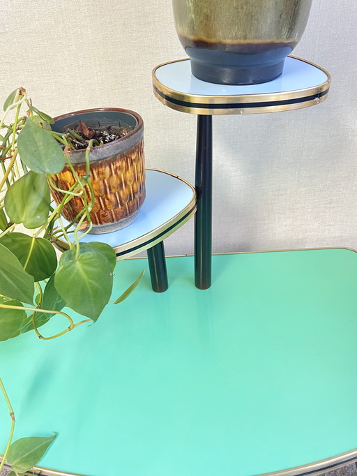 1950s Plant Table Formica Rockabilly Vintage Retro