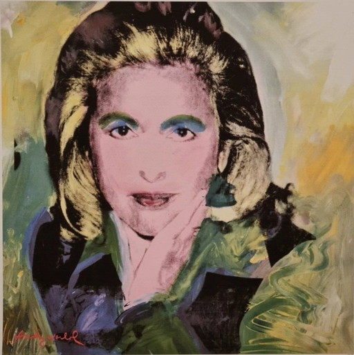 D'après Andy Warhol, Marcia Weisman, années 1980, lithographie