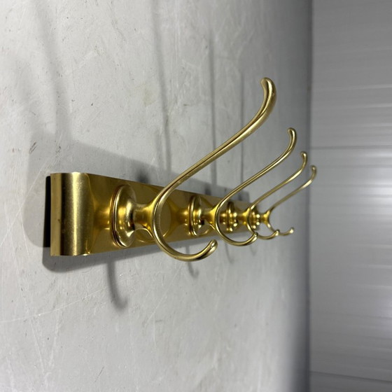 Gold-colored Aluminum Wall Coat Rack 1960s – Aluminium (photo 8 of 11)