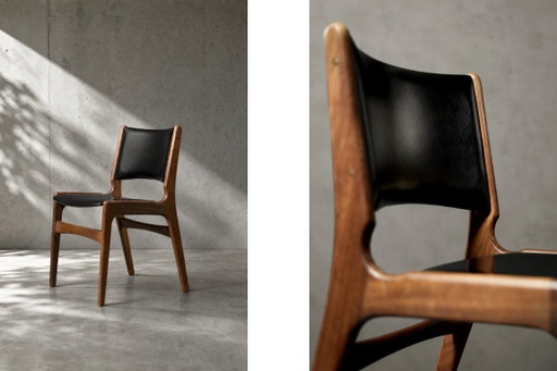 Vintage Mid-Century Modern Danish Teak Model 89 Armchair by Erik Buch for Anderstrup Furniture Factory, 1950s