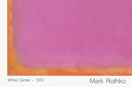 Image 1 of White Center (Yellow, Pink and Lavender on Rose) 1950 - Mark Rothko - 70 × 100 cm