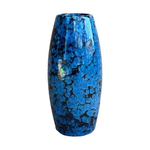 Scheurich 522-18 Vase en céramique Fat Lava, Allemagne 1970