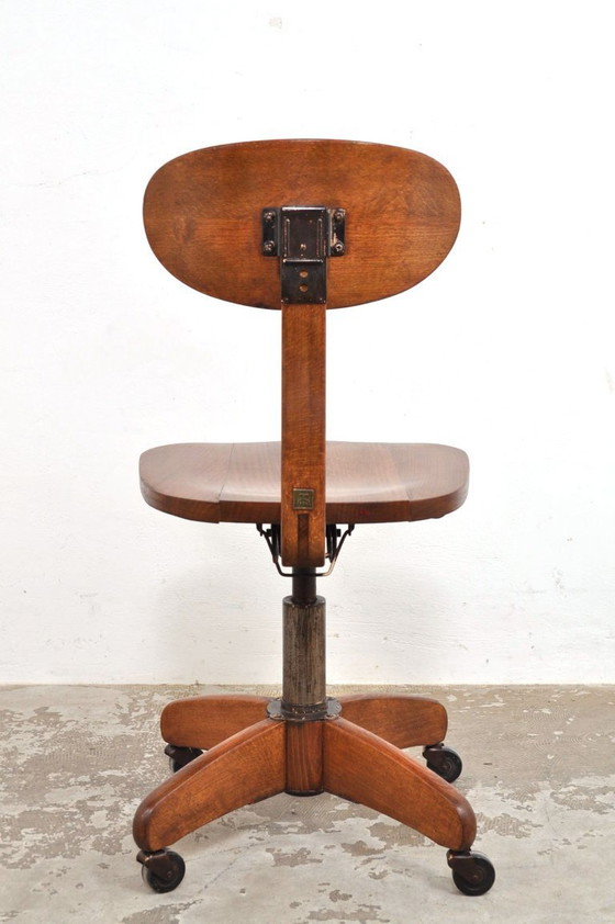 Image 1 of Art-déco-Bürostuhl von Stoll, 1930er Jahre