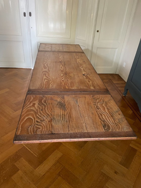 Image 1 of Table à rallonge atmosphérique French Countryside