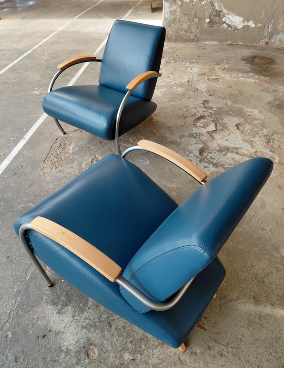 Image 1 of Gueldre 5470 | Cuir bleu vintage