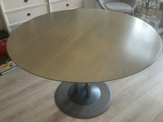 Leolux Trias Design Esstisch – Esstische, Cast Iron, Wood (photo 5 of 5)