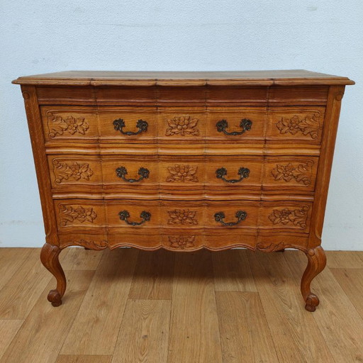 Vintage Queen Ann ladekast commode dressoir ladekastje