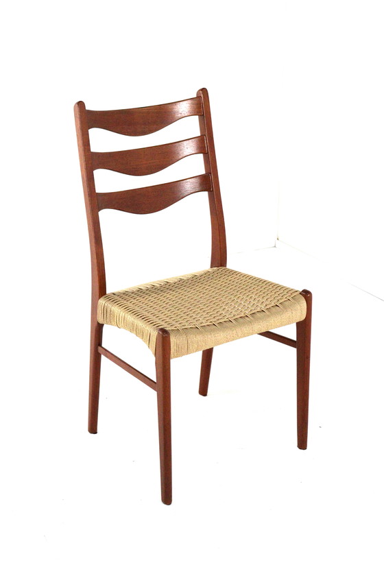 Image 1 of 4x Arne Wahl Iversen per sedie Glygnore Vintage New Papercord