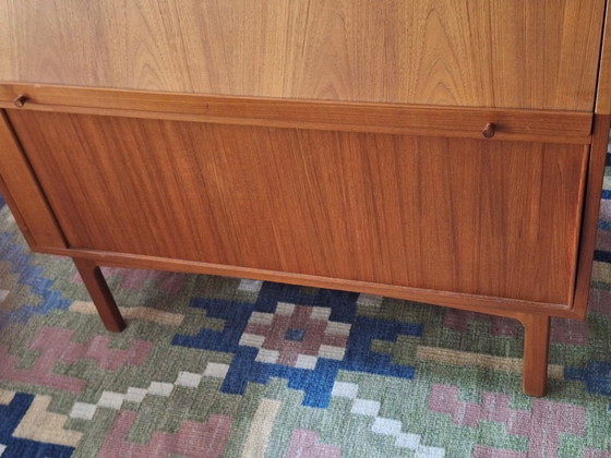 Image 1 of Bernard Pederesen Teak Secretaire, Denmark 1960s