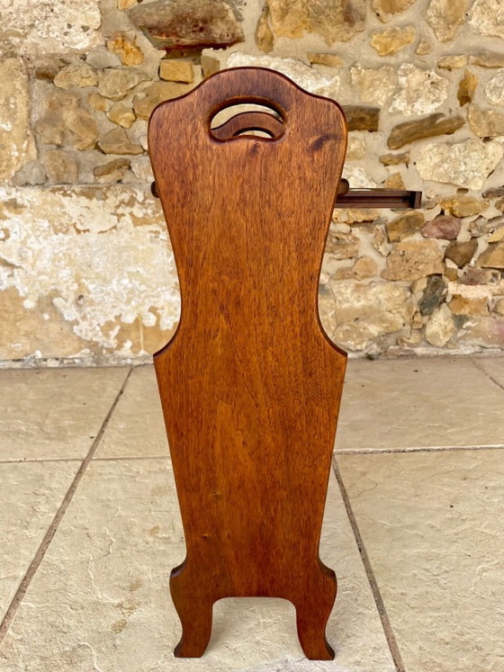 Tavolino laterale vintage di metà secolo con portariviste, anni '60 – Tavolini, Wood (photo 21 of 24)