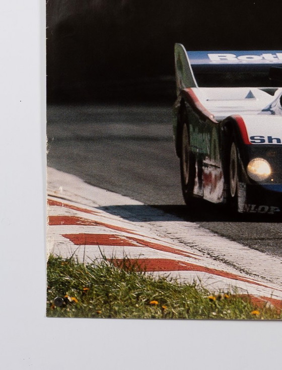 Image 1 of Porsche Monza Sprint – 1986 – Poster originale vintage Porsche – Motorsport anni '80 – 102x76 cm