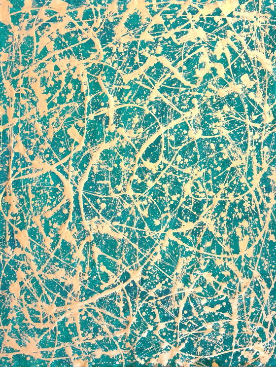 Jürgen Angeler - Molto Vivace Gold – Paintings & Drawings, Canvas (photo 2 of 16)