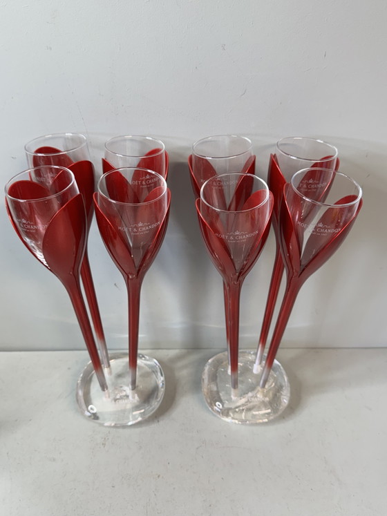 Moët & Chandon Champagneglazen - Set van 8 – Tafelaccessoires, Glass, Plastic (photo 8 of 15)