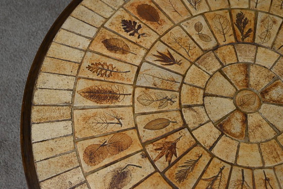 Image 1 of Coffee table signed R. Capron, Les Herbiers Collection, Vallauris – 1960