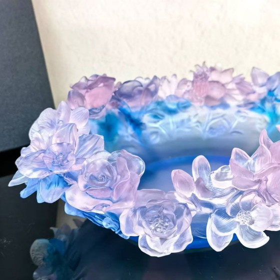 Image 1 of Bol « Sweet Garden », L 32 cm par Daum