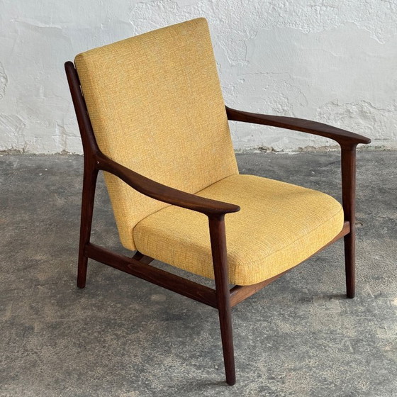 Image 1 of Danish Style Fully Refurbished Mid-Century armchair, 1960