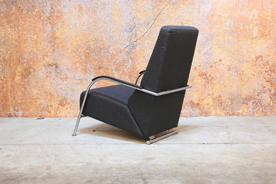 Image 1 of Harvink Mirakel Design-Sessel in einzigartigem grauen Stoff