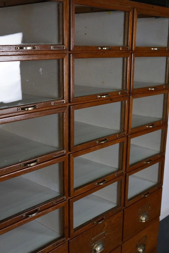 Image 1 of Large Vintage Dutch Oak Haberdashery Cabinet, 1930s