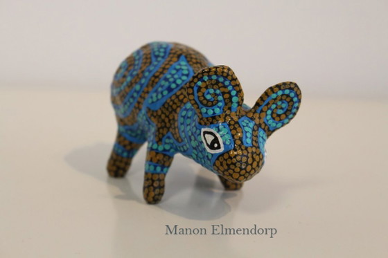 100% Handmade Fantasy Animal Figurine No 25, Sculpture, Other, Brown (photo 3 of 6)