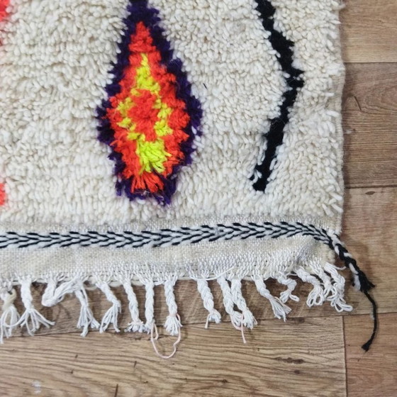Image 1 of Berber-Azilal-Wollteppich – Symbolik & Schwingungen, handgewebt (254 × 155 cm)