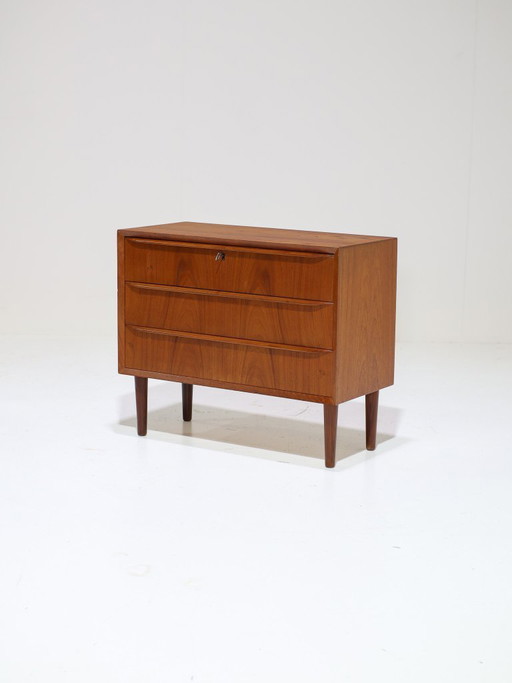 Ladekast teakhout vintage 1960s Deens