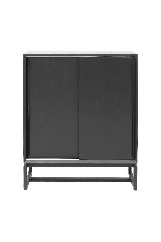 Scandinavian Design Sliding Door Wardrobe Black new – Ktwo Home, Storage cabinet, Wood (photo 7 of 8)