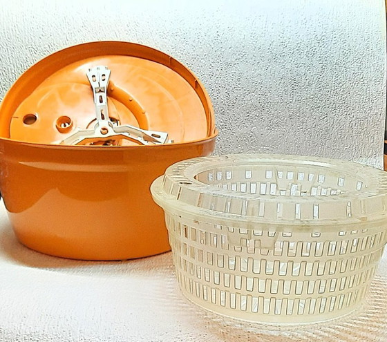 Image 1 of (W010) Moulinex Salad Garland vintage 313.0.00 – Arancione, in ottime condizioni (anni '70)