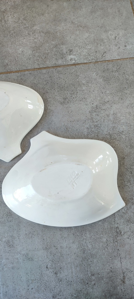 Image 1 of Grandes coupelles, vide-poches d'Alessio Tasca en céramique italienne 60-70