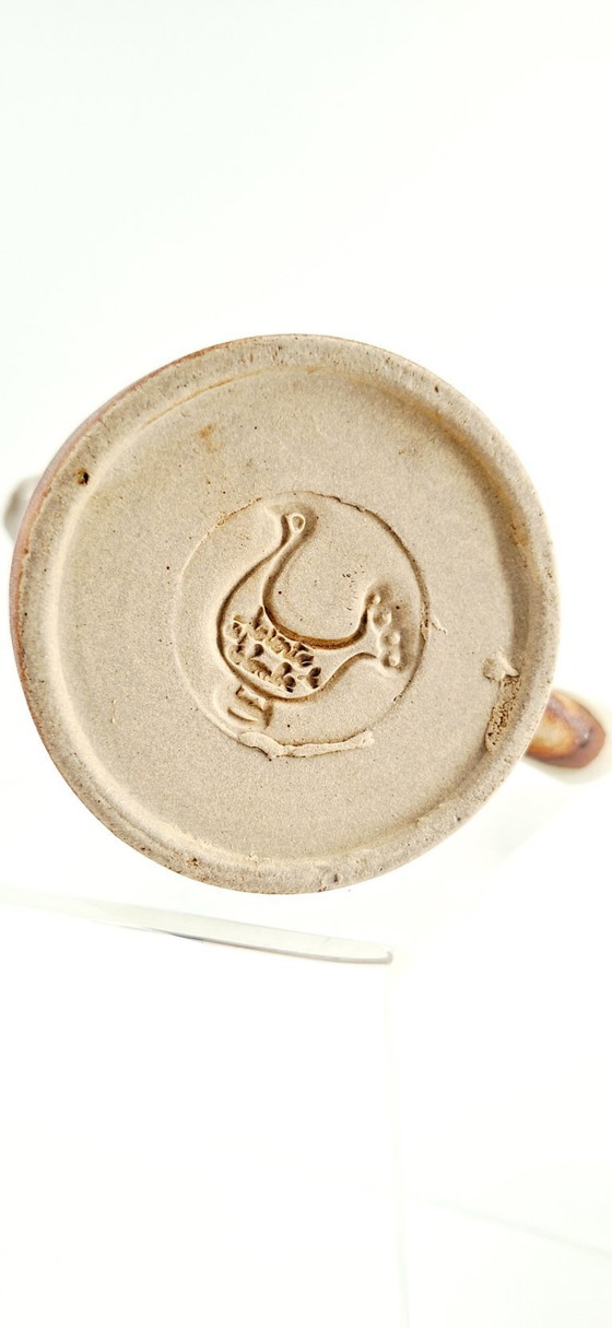 Image 1 of Small stoneware pitcher — La Colombe Pottery, 1970s